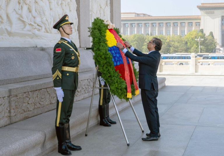 China, Colombia elevate ties