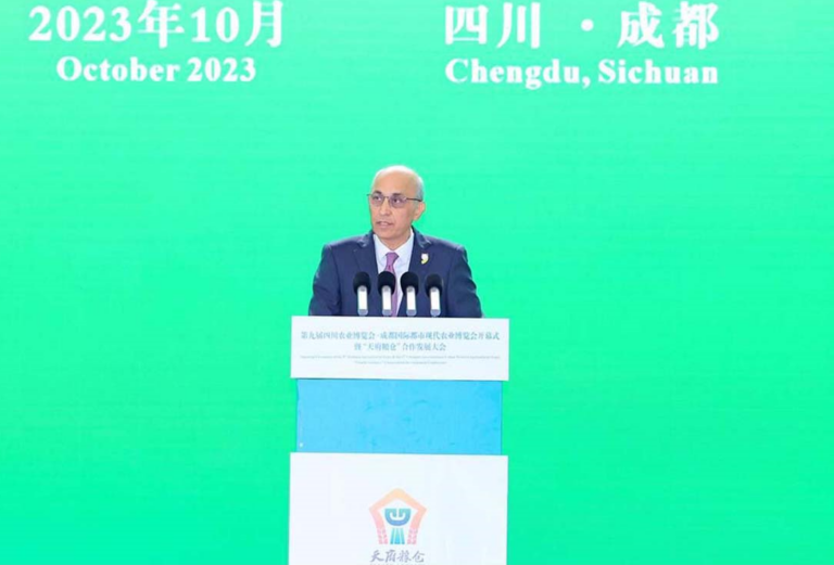 Envoy inaugurates Pakistan Pavilion at Sichuan Agri Expo