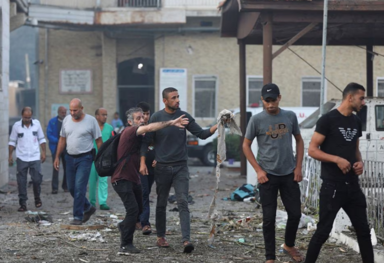 Barbaric Israeli airstrike on Gaza hospital leaves hundreds dead